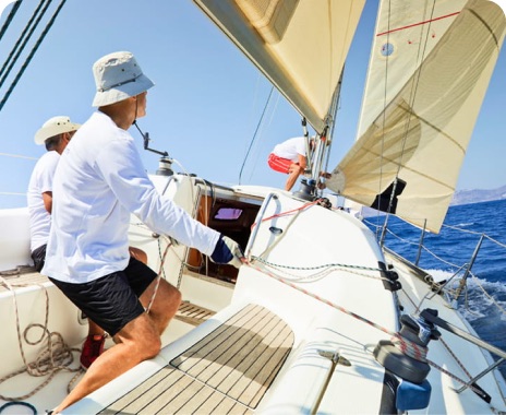 Teamwork on board